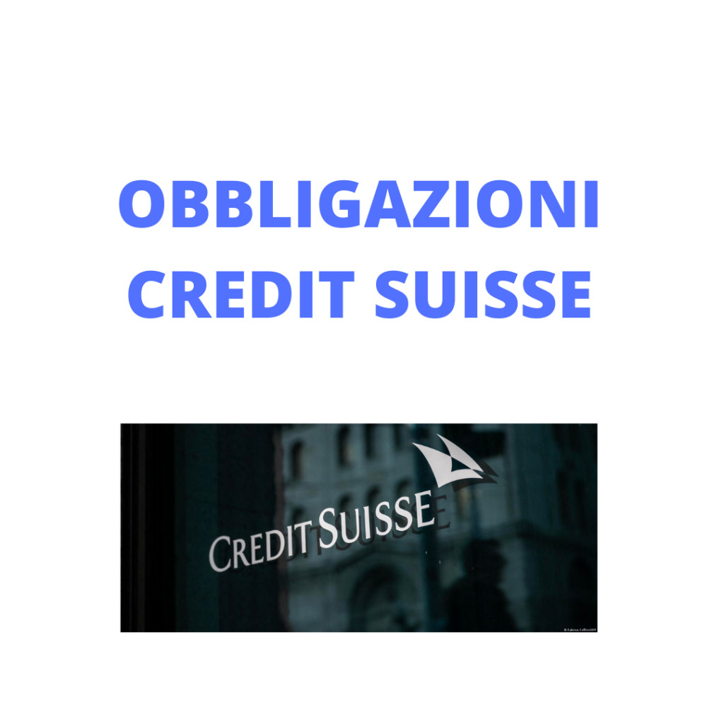 Rappresentazione visiva dell'articolo: OBBLIGAZIONI CREDIT SUISSE