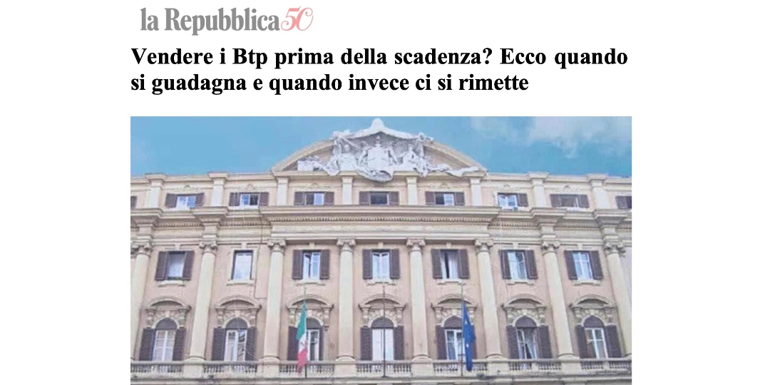 Rappresentazione visiva dell'articolo: Vendere i BTP prima della scadenza?